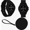Išmanusis laikrodis forever colorum cw-300 juodas waterproof ip68 - pulso matuoklis, žingsniamatis, miego stebėjimo funkcija, kalorijų skaitiklis - ilgas baterijos veikimo laikas - android/ios sportinis laikrodis moterims, vyrams, unisex, stilingas