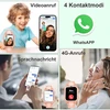 Išmanusis laikrodis vaikams su Gps 4g Wifi laikrodžiu-telefonu, vaiko užraktu, vaizdo skambučiais, atsparus vandeniui, Sos Sms, klasės režimu, nežinomų skambučių atmetimu, žadintuvu, muzikos vaizdo grotuvu berniukams ir mergaitėms (rožinis)