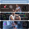 Išmanusis laikrodis vyrams su telefono funkcija, 1,39 colio ip68 vandeniui atsparus sportinis laikrodis, fitneso laikrodis su širdies ritmo/spo2/balso asistentu/miego stebėjimo funkcija, žingsnių matuoklis, išmanusis fitneso sekimo laikrodis, skirtas ios