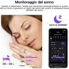 Išmanusis žiedas, fitneso apyrankės išmanusis žiedas su kalorijomis, širdies ritmu, miego monitoriumi, kraujo deguonimi, ip68, atsparus vandeniui, be prenumeratos programėlės (rose Gold, #12-21.6 mm)
