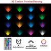 Įsmeigiami lauko LED prožektoriai Beek RGB 6 vnt., IP65