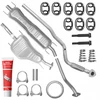Išmetimo sistemos komplektas + vamzdis Opel Astra G Ii 2 1.6 62 74 76 Kw 1998-2009 Kombi