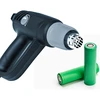 Isolatech Pvc termiškai susitraukiantis vamzdelis, supjaustytas 72 mm gabalėliais, žalias, be klijų, plokščias dydis 30 mm (skersmuo 19,1 mm), susitraukimo santykis 2:1 ir akumuliatorių izoliatoriai 18650 akumuliatoriams, tuščias 50 vnt. pakuotė