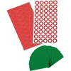 Isolatech Pvc termiškai susitraukiantis vamzdelis, supjaustytas 72 mm gabalėliais, žalias, be klijų, plokščias dydis 30 mm (skersmuo 19,1 mm), susitraukimo santykis 2:1 ir akumuliatorių izoliatoriai 18650 akumuliatoriams, tuščias 50 vnt. pakuotė
