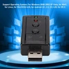 Išorinė usb garso plokštė, virtualus 7.1 kanalo stereo garso adapteris su vidiniu stiprintuvu ir 3.5 mm ausinių ir mikrofono lizdu telefonui, nešiojamam kompiuteriui, pc