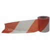 Įspėjamoji juosta Metalstyl 75 mm x 100 m baltai raudona, skirtas darbų saugai