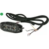Įspėjamoji Led lemputė, stačiakampė, 10/30v žalia, 82x30x9 mm 3 Led Kramp
