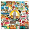 Italija vandeniui atsparūs lipdukai stickerbomb teminiai lipdukai mišinys itališkas 50 vnt.
