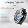 Ivoler 3 skaidrūs silikoniniai dėklai, skirti huawei watch 4, apsauginis dėklas, pilnas ekrano apsaugos minkštas tpu dėklas, ekrano apsauginė plėvelė