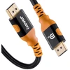 Ixever 8k Displayport kabelis 1.4 5 m, Displayport į Displayport 1.4 kabelis palaiko Hbr3 Hdr10 Hdcp 2.2 [4k @ 144hz, 8k @ 60hz] 32.4gbps monitoriui, televizoriui, projektoriui