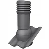 Izoliuotas kaminėlis 125 mm Parotec Braas Celtycka čerpėms - Grafitas
