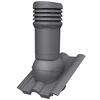 Izoliuotas kaminėlis 125 mm Parotec, skirtas Euronit Extra čerpėms - Grafitas