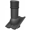 Izoliuotas kaminėlis 125 mm Parotec, skirtas Braas Romėniško tipo čerpėms - Antracito spalvos