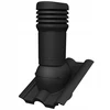 Izoliuotas ventiliacijos kaminėlis 125 mm Euronit Extra - Juodas
