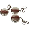 J. Pack of 3 kišeninių peleninių apvalios nešiojamos paplūdimio peleninės mažos peleninės atsparios kvapams metalinės gali būti naudojamos kaip tablečių dėžutė su cigarečių padėklu