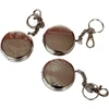 J. Pack of 3 kišeninių peleninių apvalios nešiojamos paplūdimio peleninės mažos peleninės atsparios kvapams metalinės gali būti naudojamos kaip tablečių dėžutė su cigarečių padėklu