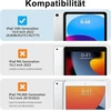 Jademall Ipad 11 kartos A16 klaviatūra, apšviestas klaviatūros dėklas, suderinamas su Ipad 10.9 2022/2025, magnetinis belaidis bluetooth (juodas, 10.9 colio - apšvietimas ir jutiklinė dalis)