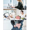 Jademall Klaviatūra Ipad Air 11 m2 - belaidė klaviatūra, skirta Ipad Air 11 m2 2024/air 11 m3 2025, apsauginis dėklas su pieštuko laikikliu, Qwertz vokiečių