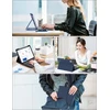 Jademall Klaviatūra Ipad Air 11 m2 - Belaidė klaviatūra, skirta Ipad Air 11 m2 2024/air 11 m3 2025, apsauginis dėklas su pieštuko laikikliu, Qwertz vokiečių kalba