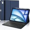 Jademall Klaviatūra Ipad Air 11 m2 - Belaidė klaviatūra, skirta Ipad Air 11 m2 2024/air 11 m3 2025, apsauginis dėklas su pieštuko laikikliu, Qwertz vokiečių kalba