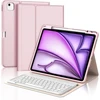 Jademall Klaviatūra Ipad Air 13 m2 - Belaidė klaviatūra Ipad Air 13 m2 2024/air 13 m3 2025, apsauginis dėklas su pieštuko laikikliu