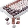 Jaketsai Moa profilio Pbt klavišų dangteliai 60 procentų, 136 klavišai, individualizuotas dažų sublimacijos Ansi išdėstymo klavišų dangtelių rinkinys, suderinamas su Cherry Mx jungiklių mechanine klaviatūra