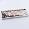 Jaketsai Moa profilio Pbt klavišų dangteliai 60 procentų, 136 klavišai, individualizuotas dažų sublimacijos Ansi išdėstymo klavišų dangtelių rinkinys, suderinamas su Cherry Mx jungiklių mechanine klaviatūra