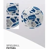 Jako Futsal Play kamuolys, balta/tamsiai mėlyna/žydra, 4