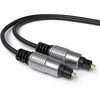 Jamega - 2 m optinis toslink kabelis | skaitmeninis optinis audio kabelis šviesolaidinis kabelis dts spdif digital suderinamas su soundbar, stereo, namų kinu, ps5, ps4, XBOX ir daugeliu kitu