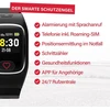 Išmanusis laikrodis James B6 avarinis ir saugos laikrodis senjorams, kritimo aptikimas, skubios pagalbos iškvietimo mygtukas ir Gps sekimas, sveikatos funkcijos, pvz., pulsas, šeimos programėlė + Sim kortelė įtraukta į mėnesinį planą, juodas, 33,5 x 57,8 x
