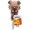 Jazwares Pokémon Pokemon pliušinis žaislas 12 cm miegantis Rockruff – rudas/baltas – oficialus kimštinis žaislas vaikams nuo 2 metų