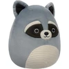 Jazwares Squishmallows pliušinis žaislas Rocky, pilkasis meškėnas, 20 cm, minkšti žaislai