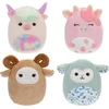 Jazwares Squishville Sqm0506 Barn Squad, itin minkšti mini Squishmallows, 5 cm pliušiniai žaislai, 4 vnt.