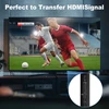 J&d 2 vnt. plokščias Hdmi adapteris, 90 laipsnių kairės ir dešinės pusės kampu paauksuotas vyriškas į moterišką vertikalus plokščias Hdmi adapteris