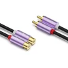 J&d Rca prailginimo laidas, 2rca M/f, 1.8m, violetinis