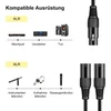J&d Xlr Splitter Kabelis, 0.48m, 1x Xlr F - 2x Xlr M