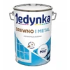 Jedynka alkidiniai dažai medienai metalui betonui 5l balti matiniai