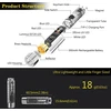 Jeebel Mini Žibintuvėlis 400 Liumenų Įkraunamas Led Raktų Pakabuko Žibintuvėlis su Uv/balta/raudona/mėlyna Šonine Šviesa, Edc Multifunkcinis Magnetinis Usb Žibintuvėlis, Ip65