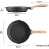 Jeetee aliumininė keptuvė 28 cm, keptuvė su nelimpančia danga, indukcinė, dujinė, didelė, tvirta ir patvari, indukcinė keptuvių rinkinys su rankena, be Pfoa (pilka)