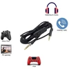 Jerilla pakaitinis kabelis, skirtas Hyperx Cloud Mix/hyperx Cloud Alpha/g633/g933/ps4/XBOX One/switch - su nutildymo funkcija ir nuotolinio valdymo laidu