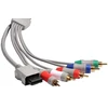 Jerilla Wii komponentinis kabelis į Hdtv, Hd Av kabelis 1080p audio komponentinis video kabelis 1.8 m Rgb komponentinis Yprpb kabelis, suderinamas su Nintendo Wii konsole, monitoriumi