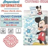 Jerry Fabrics Disney Mickey Mouse kūdikio reversible patalynės komplektas 100 x 135 cm 100% medvilnė (m05)