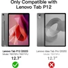 Jetech dėklas Lenovo Tab P12 12.7" su pieštuko laikikliu, juodas