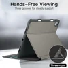 Jetech dėklas, skirtas Ipad Air 11 colių M3/m2 (2025/2024), Ipad Air 5/4 (2022/2020 5-osios/4-osios kartos, 10,9 colio) su pieštuko laikikliu, plonas dėklo stovas, apsauginis planšetinio kompiuterio dėklas, kelių kampų žiūrėjimas (pilka)