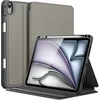 Jetech dėklas, skirtas Ipad Air 11 colių M3/m2 (2025/2024), Ipad Air 5/4 (2022/2020 5-osios/4-osios kartos, 10,9 colio) su pieštuko laikikliu, plonas dėklo stovas, apsauginis planšetinio kompiuterio dėklas, kelių kampų žiūrėjimas (pilka)