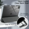 Jetech dėklas, skirtas ipad pro 13 colių m4 (2024) su rašiklio laikikliu, skaidrus permatomas galinis dangtelis, plonas stovas, atsparus smūgiams planšetinio kompiuterio dėklas, automatinis pažadinimas/užmigdymas (space pilkas)