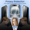 Jetech privatumo apsauginis stiklas, skirtas iphone 16 6.1 colio ekranui su kameros apsauga, apsaugantis nuo šnipinėjimo grūdintas stiklas, lengvas montavimas, 2 vnt.