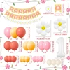 Jevenis osa Daisy gimtadienio baliono dekoracija Daisy 1-ojo gimtadienio dekoracijos mergaitei Groovy aukštos kėdės reklaminė juosta Daisy gimtadienio vakarėlio dekoracijos (1 metai)