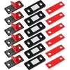 Jiayi magnetiniai fiksatoriai spintelėms, stiprūs magnetai, 6 vnt., durų magnetai, lipnūs stalčiai, magnetiniai baldai durims, magnetiniai spintelių magnetai spintelėms, durims, baldų magnetai, baldų magnetinis durų pritraukėjas, juodi