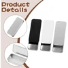 Jiyin 3 mažos metalinės dėžutės su slankiojančiu dangteliu, 8 x 3,4 x 1,2 cm, mažas metalinės dėžutės konteineris, stačiakampė dėžutė saldainiams, papuošalams, rankdarbiams, tabletėms, išgyvenimo rinkiniui